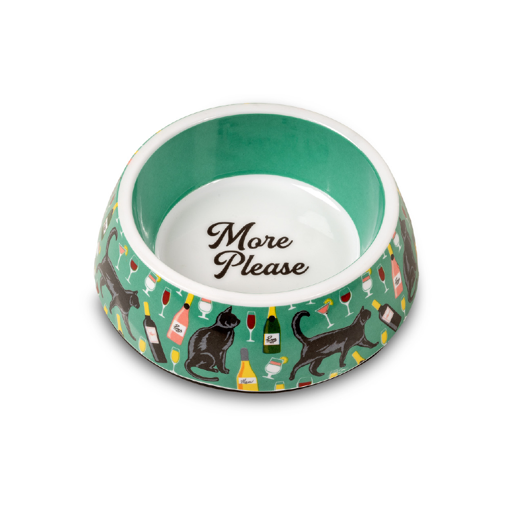 Μπόλ Μελαμίνης Τυρκουάζ More Please Medium 500ml